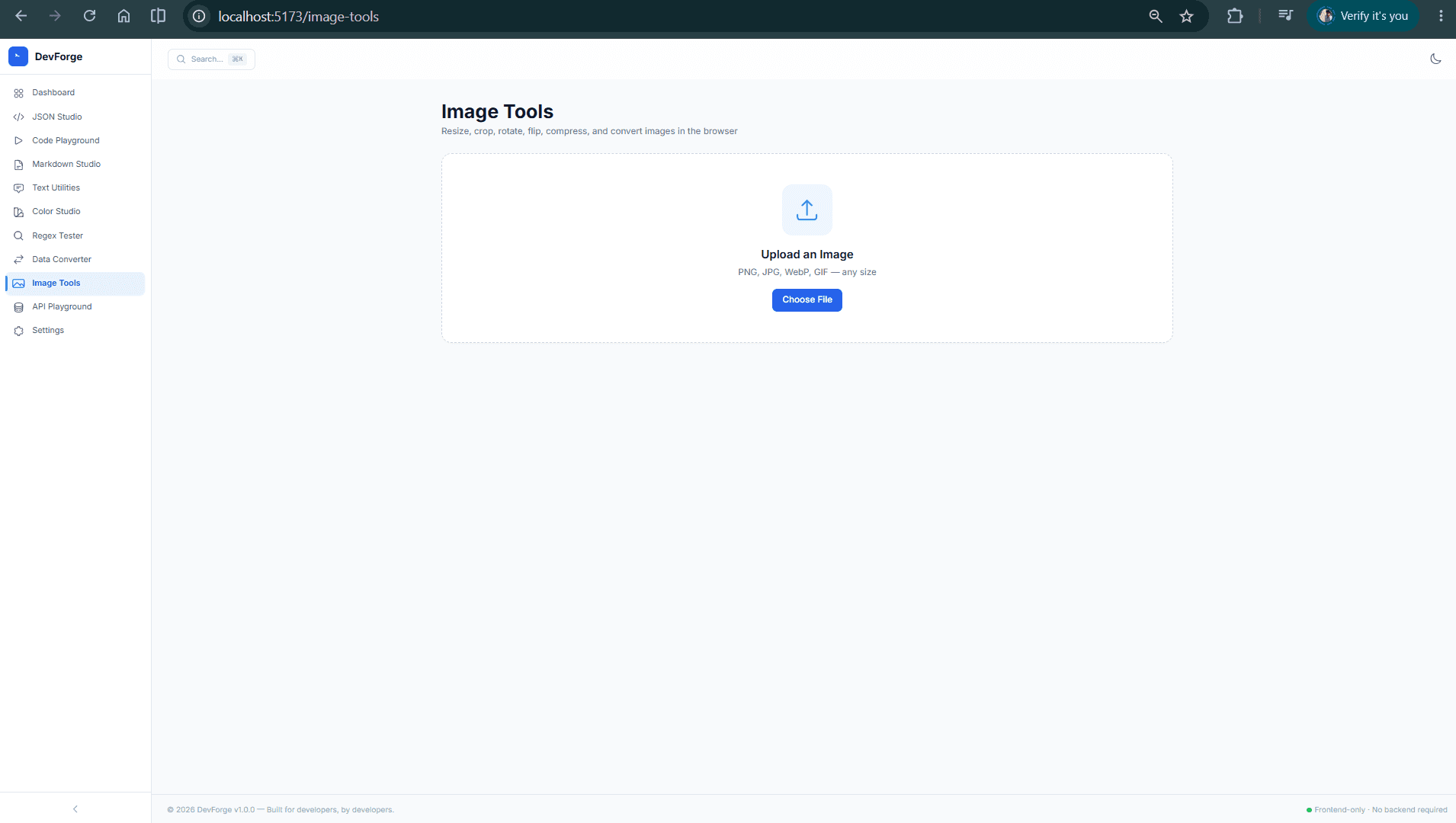 DevForge Image Tools